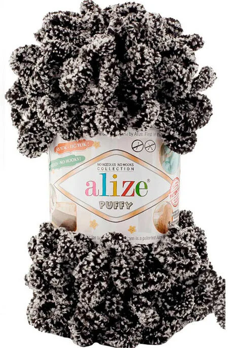 ALİZE PUFFY 799 SİYAH BEYAZ KIRÇIL