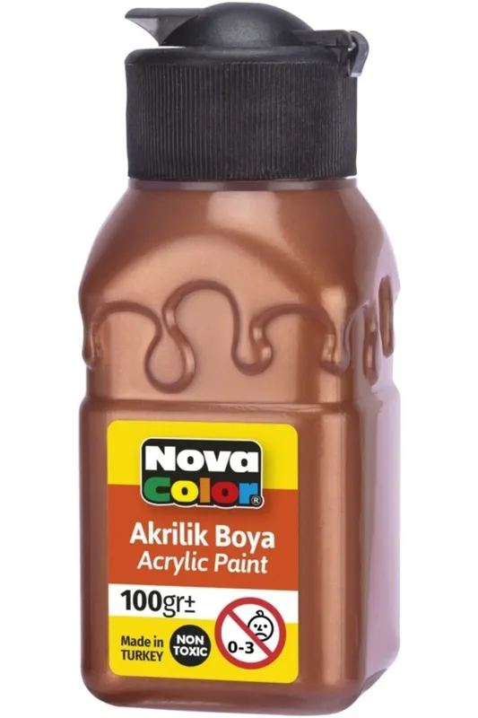 AKRİLİK BOYA NOVA COLOR 100 GR KIRMIZI