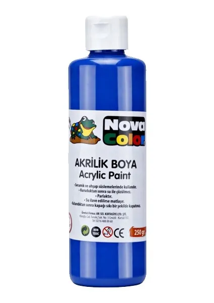 AKRİLİK BOYA NOVA COLOR 100 GR MAVİ