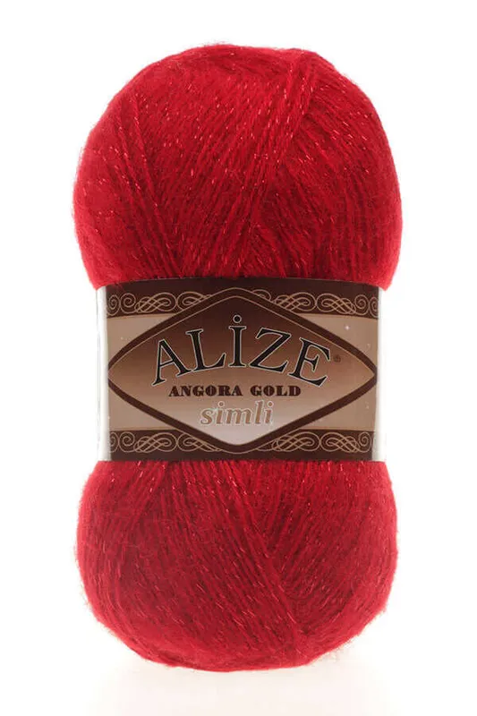 ALİZE ANGORA GOLD SİMLİ 106 KIRMIZI
