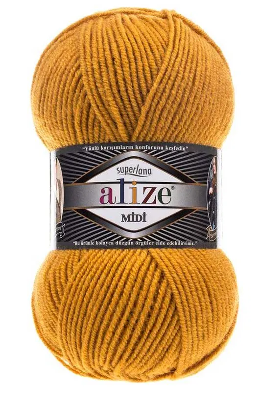 ALİZE SÜPER LANA MAXİ NO 02 HARDAL