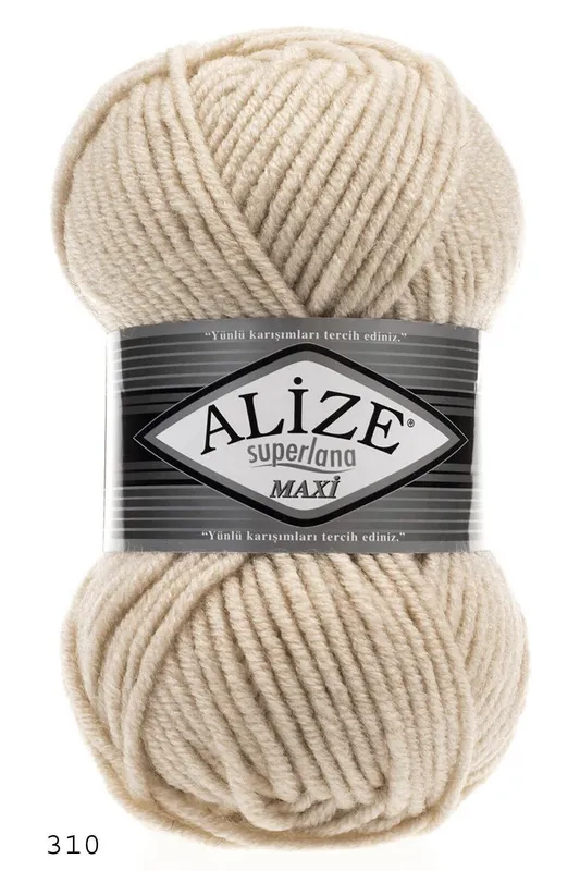 ALİZE SÜPER LANA MAXİ NO01 BEJ