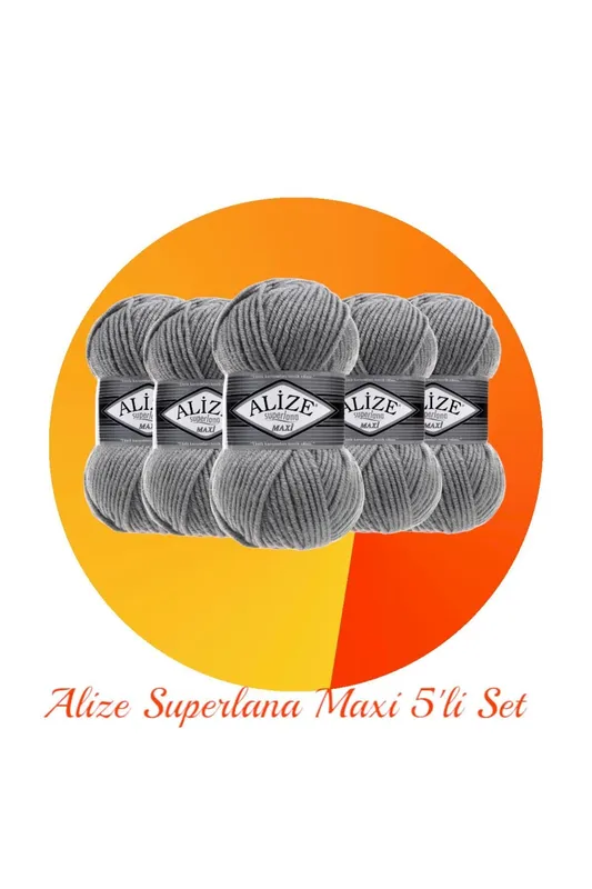 ALİZE SÜPER LANA MAXİ NO87 GRİ