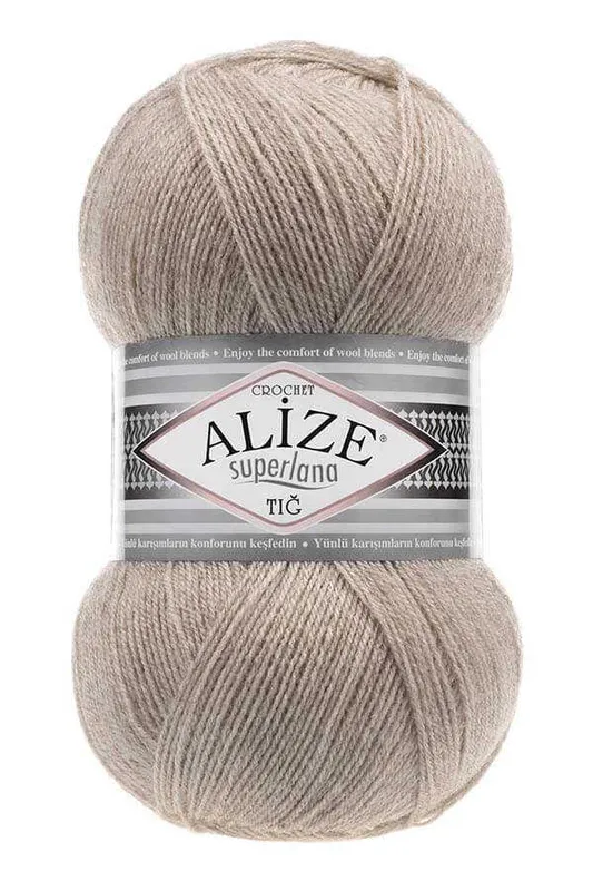 ALİZE SÜPERLANA CROCHET TIĞ 207 KAHVE