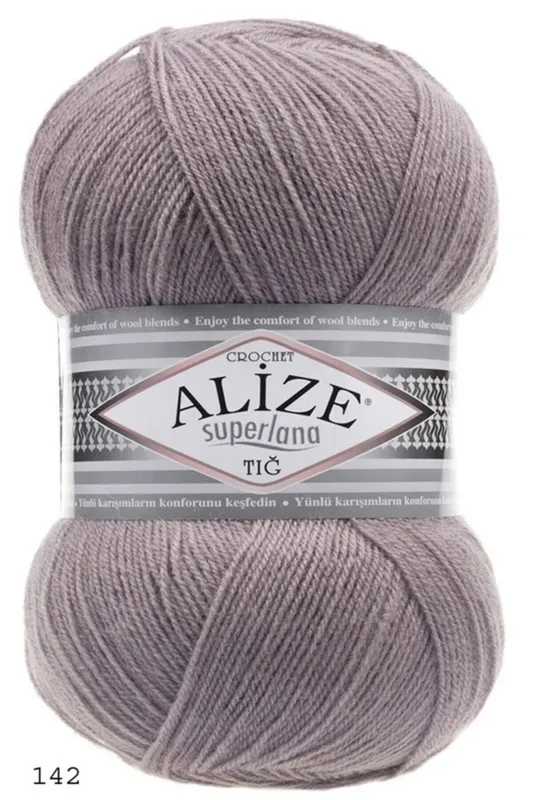 ALİZE SÜPERLANA TIĞ CROCHET 505 AÇIK MOR