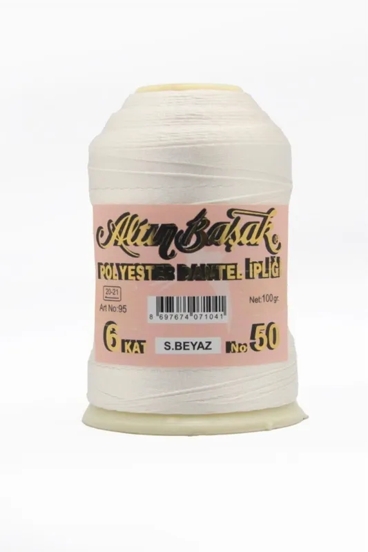ALTINBAŞAK POLYESTER DANTEL İPİ RNK:465 100 GR