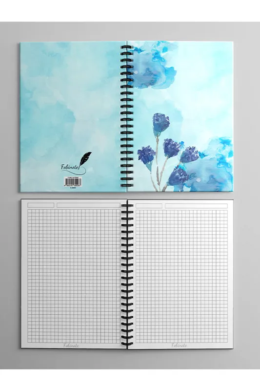 ALWES  SPİRALLİ DEFTER KARELİ YAN