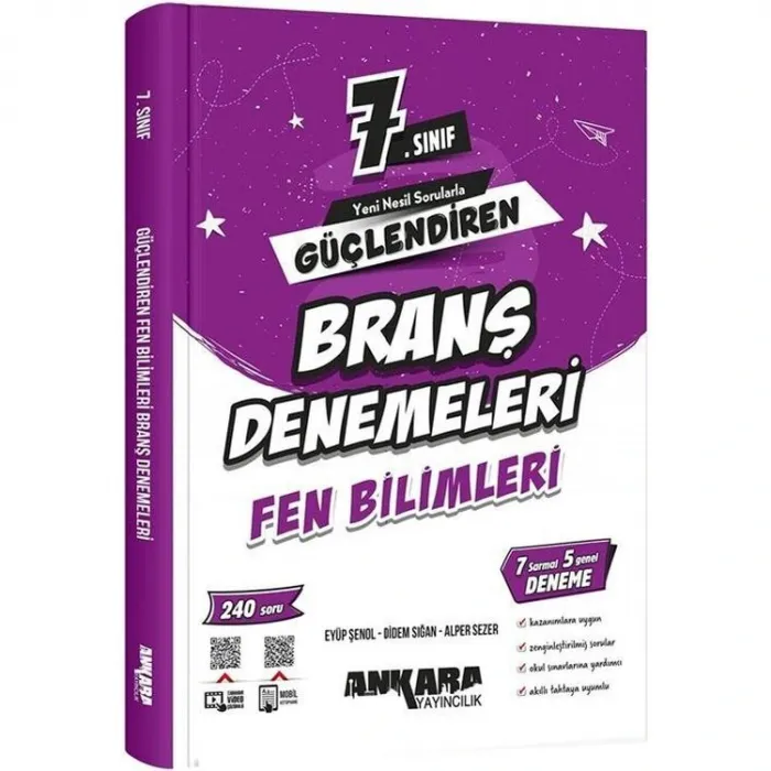 ANKARA YAYINLARI 7. SINIF FEN BİLİMLERİ