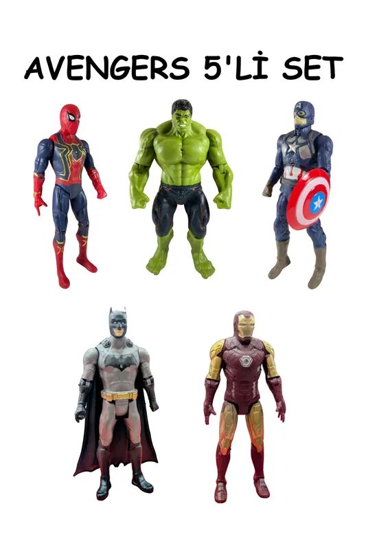 AVENGERS 5 Lİ KAHRAMAN SETİ