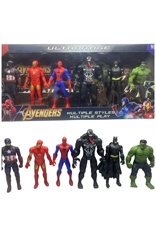 AWENGERS  OYUNCAK ( SPİDER- HULK - BATMAN )