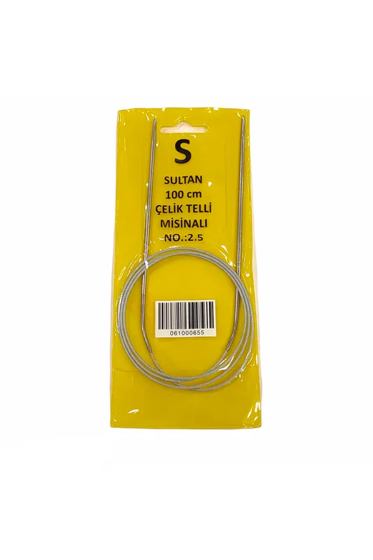 ÇELİK MİSİNALI ÖRGÜ ŞİŞİ 2.5MM