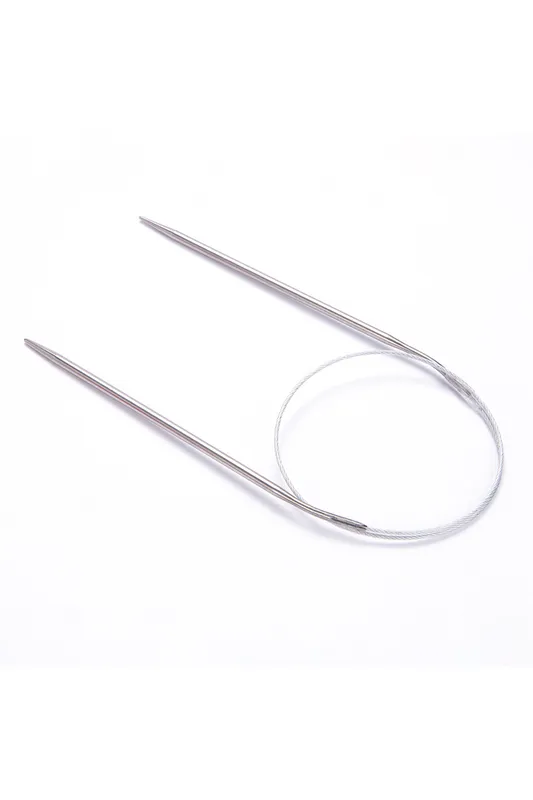 ÇELİK MİSİNALI ÖRGÜ ŞİŞİ 3 MM 60 CM