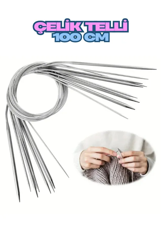 ÇELİK MİSİNALI ÖRGÜ ŞİŞİ 4,5MM