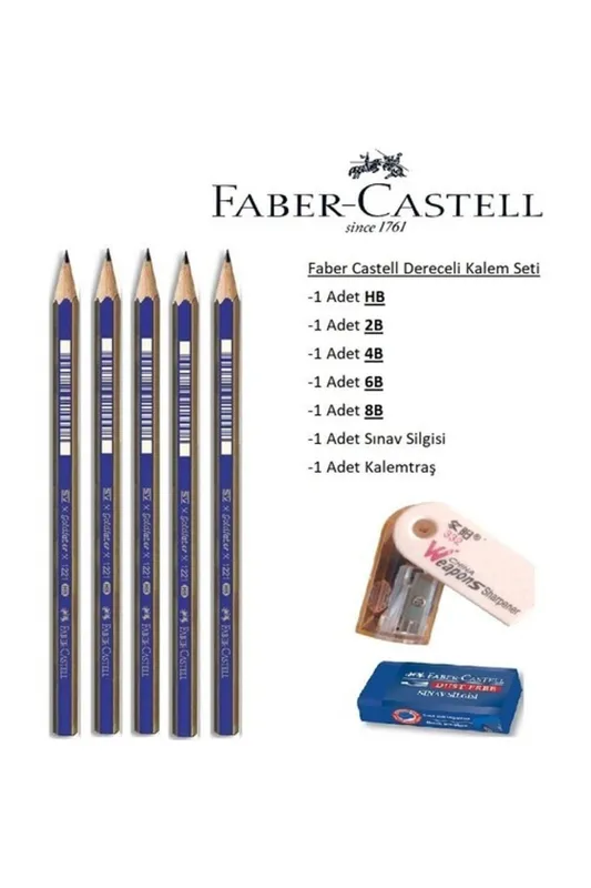 FABER CASTELL ÇİZİM KALEMİ DERECELİ  ( HB )