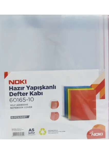 DEFTER YÜZÜ HAZIR YAPIŞKANLI NOKİ