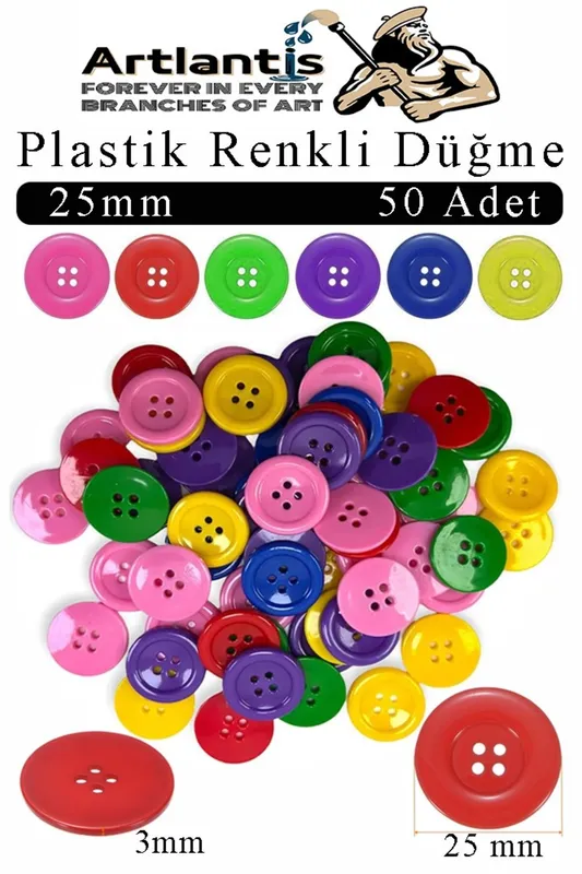 DÜĞME PLASTİK İKİ DELİKLİ  (4.GRUP)