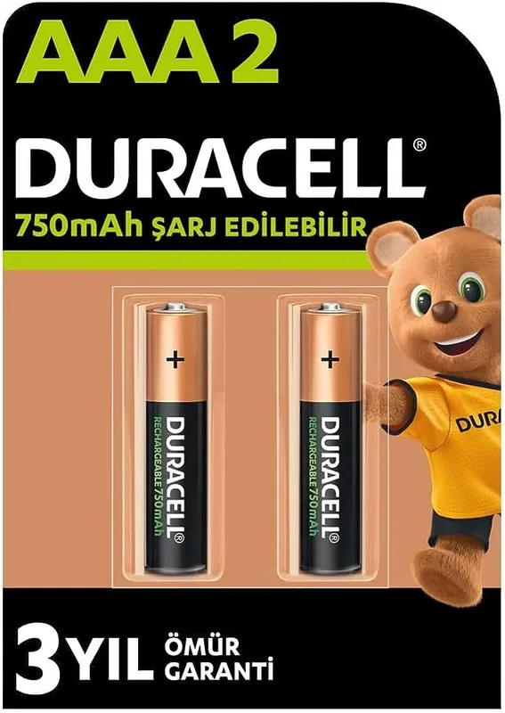 DURCAEL İNCE PİL 2Lİ