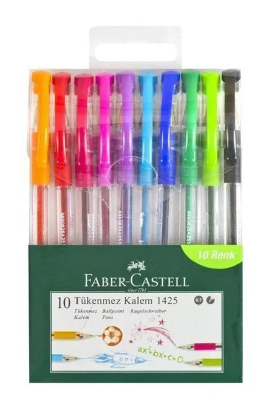 FABER TÜKENMEZ KALEM 10 LU