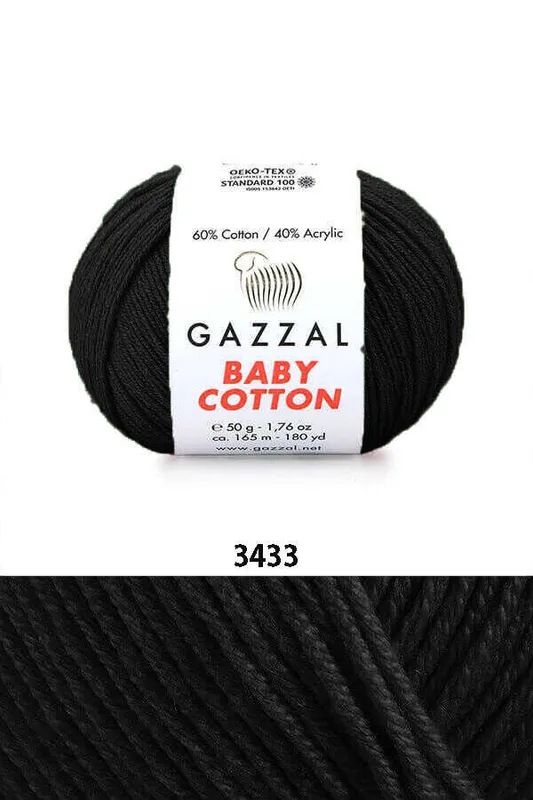GAZZAL BABY COTTON 3433 SİYAH