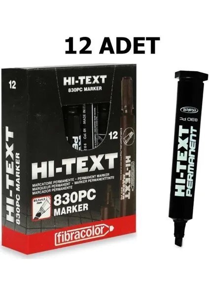 Hİ TECH PERMANENT KESİK UÇLU ASETAT SİYAH