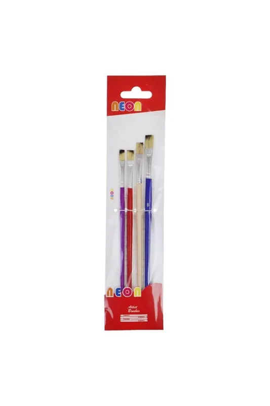 HKD 140 FIRÇA SETİ 4 LÜ NEON