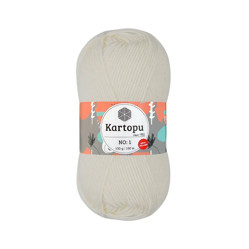 KARTOPU GONCA 019  KİRLİ BEYAZ