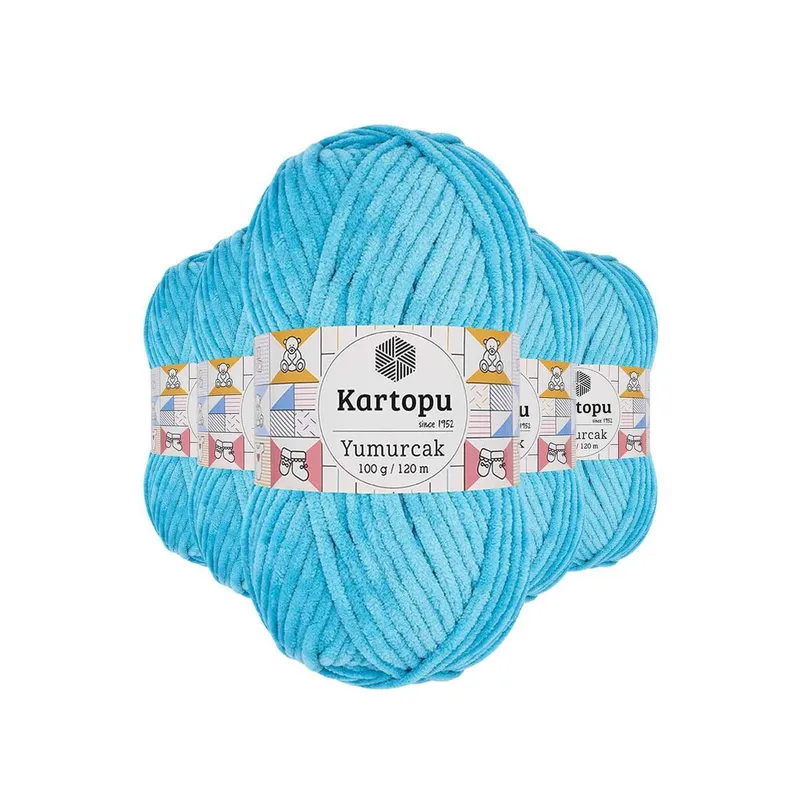 KARTOPU GONCA 515 TURKUAZ MAVİ
