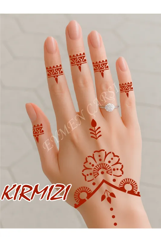 KINA EL NAMAL HİNT KINASI KIRMIZI TÜPLÜ