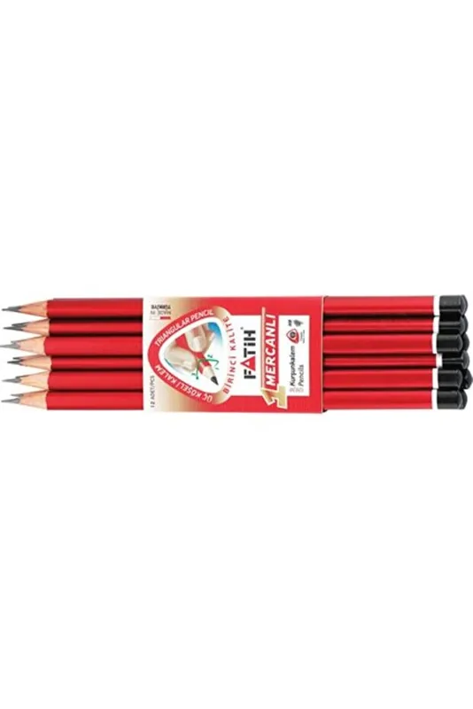 KIRMIZI KURŞUN KALEM FATİH HB EKONOMİK