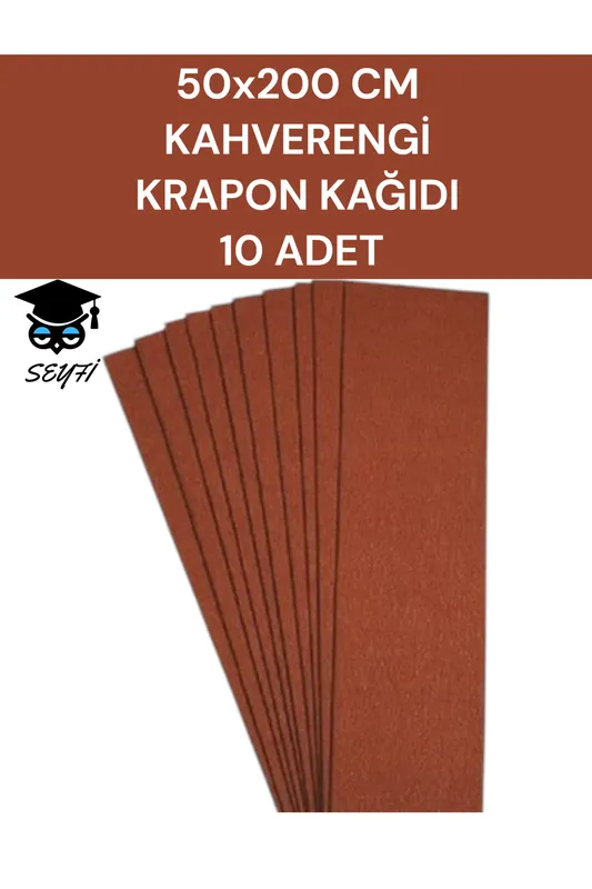 KRAPON KAĞIDI KAHVERENGİ