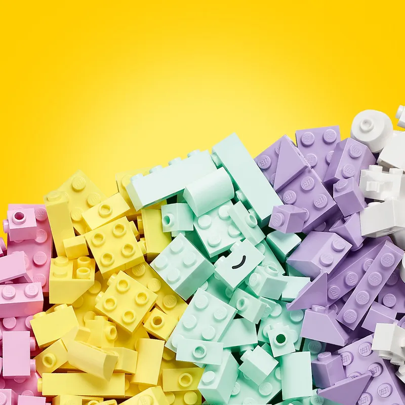 LEGO PASTEL RENKLER ASYA OYUNCAK 72 PARÇA