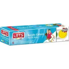 LETS AKRİLİK BOYA  6 LI 25 MG