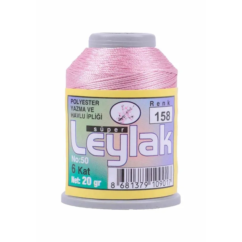 LEYLAK POLYESTER DANTEL İPİ 20 GR NO:158  - 954