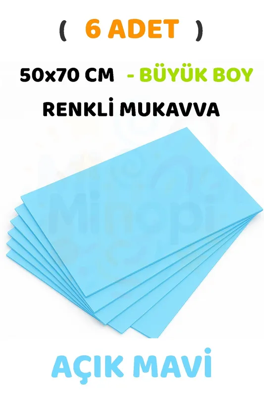 MUKAVVA RENKLİ 50X70 MAVİ