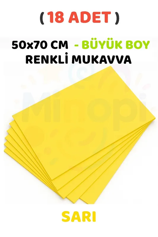 MUKAVVA RENKLİ 50X70 SARI