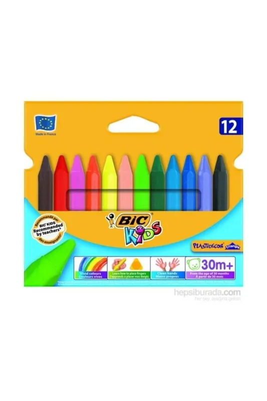 MUM BOYA BİC JUMBO ÜÇGEN 12 RENK
