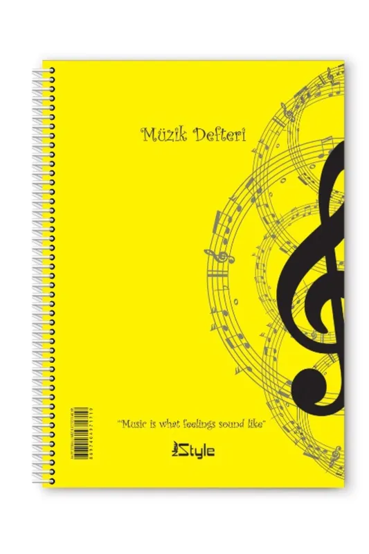 MÜZİK DEFTERİ 40 YAPRAK PP KAPAK