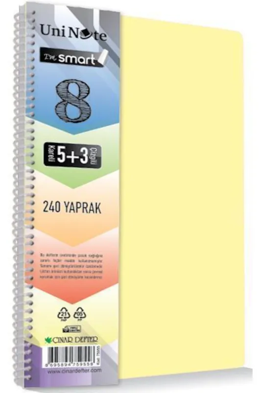 MY NOTE TEXT PP KPK A4 40/1 DEFTER ÇİGİLİ