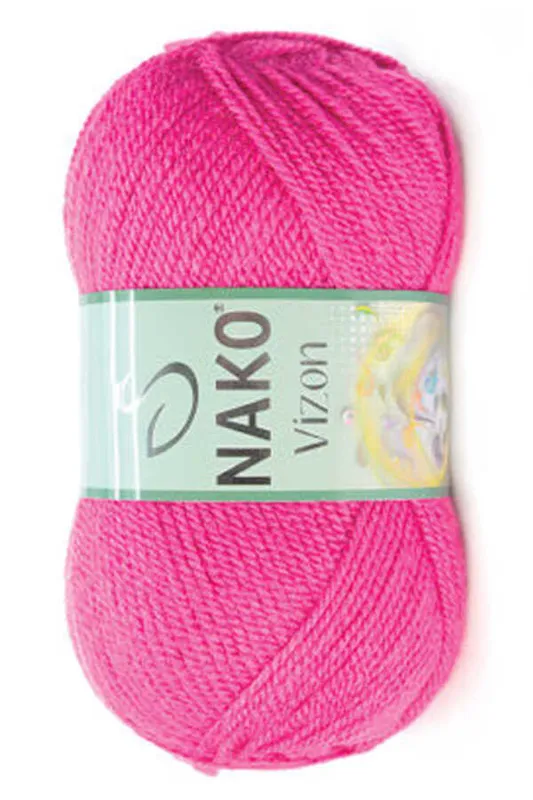 NAKO VİZON NO:10121 KOYU PEMBE