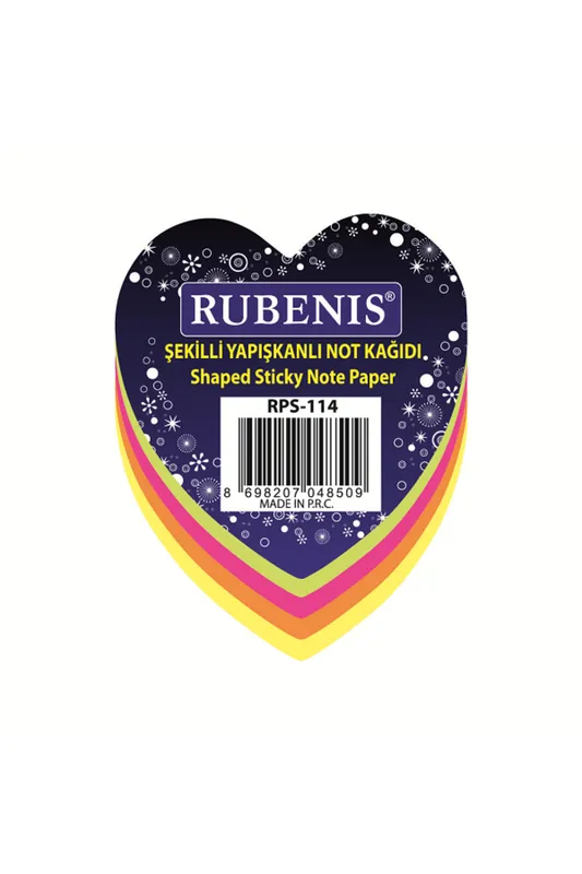 RUBENİS NOT KAĞIDI YAPIŞKANLI RENKLİ