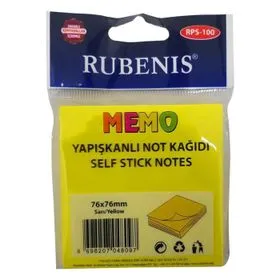 RUBENİS NOT KAĞIDI YAPIŞKANLIPEMBE