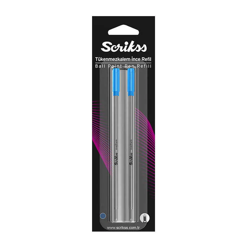 SCRİKSS TÜKENMEZ KALEM 0.7. MM MAVİ