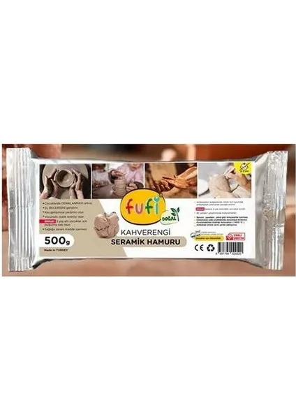 SERAMİK HAMURU ACUTO 500 GR KAHVERENGİ