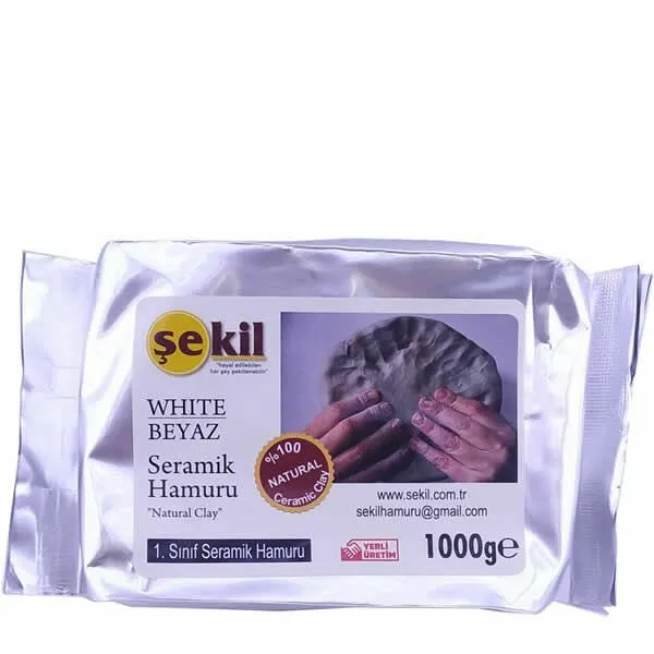 SERAMİK HAMURU BEYAZ SÜDOR 1000 GR