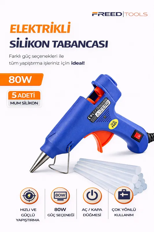 SİLİKON TABANCASI 80W