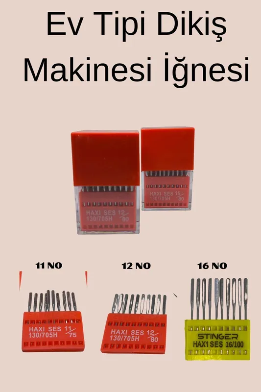 SİNGER KARTLI MAKİNE İĞNESİ NO:16