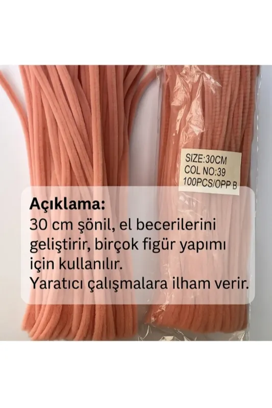 ŞÖNİL TEK RENK 100 LÜ