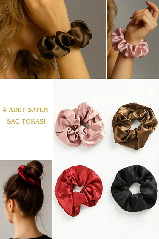 TOKA SATEN LASTİKLİ HALKA