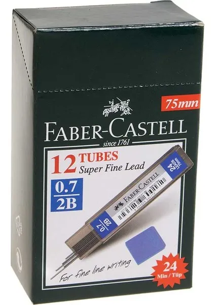 UÇ F.CASTEL SÜPER FİNE LEADS 0.7 MM UÇ KIRMIZI
