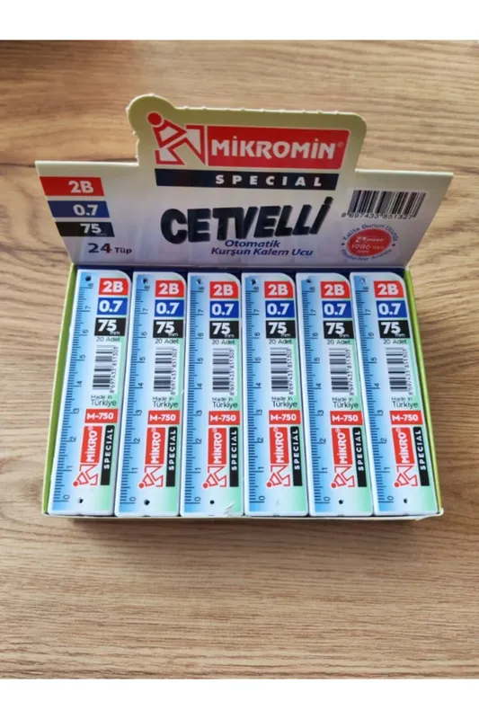 UÇ MİKROMİN CETVELLİ 07 UÇ